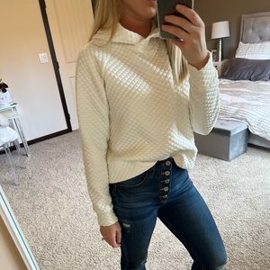 New Balance quilted sweatshirt